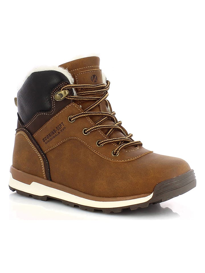 Kimberfeel Botki zimowe "Eli" w kolorze brązowym rozmiar: 33