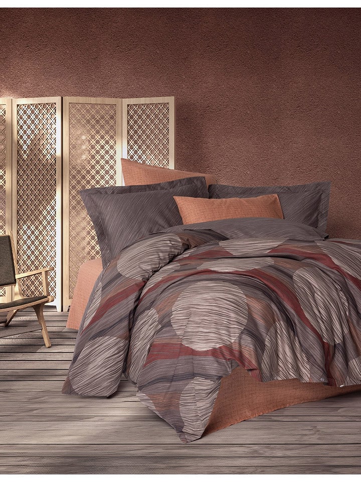 Elizabed Komplet pościeli renforcé w kolorze szarym rozmiar: 135x200 cm