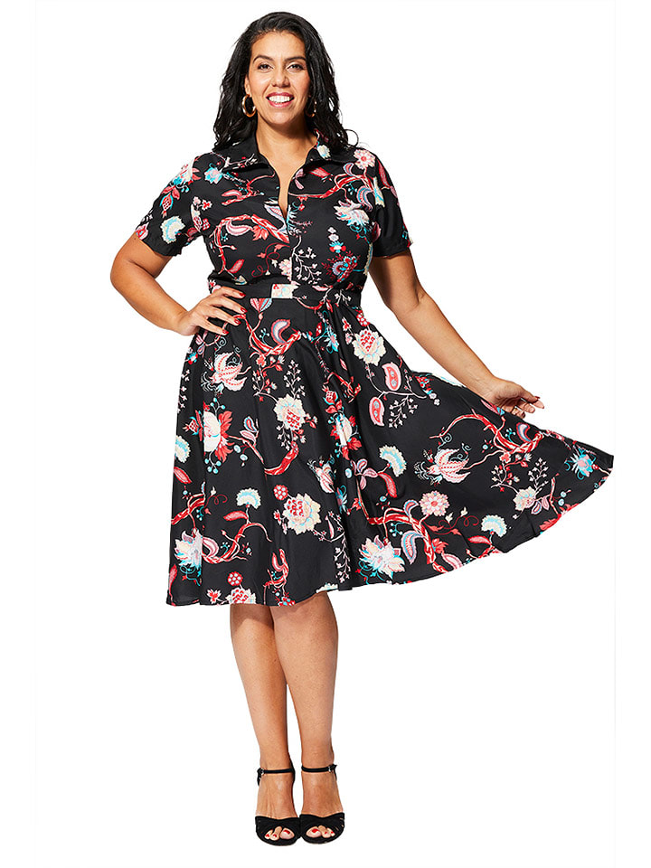 Aller Simplement Sukienka w kolorze czarnym rozmiar: 42/44