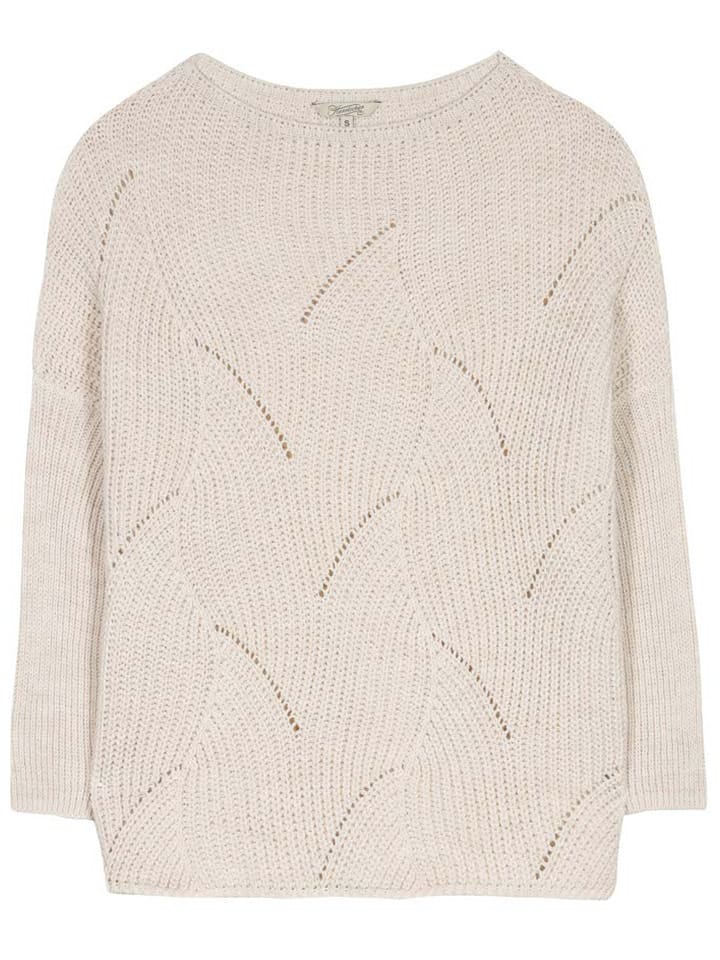 Herrlicher Sweter "Loule" w kolorze kremowym rozmiar: XS