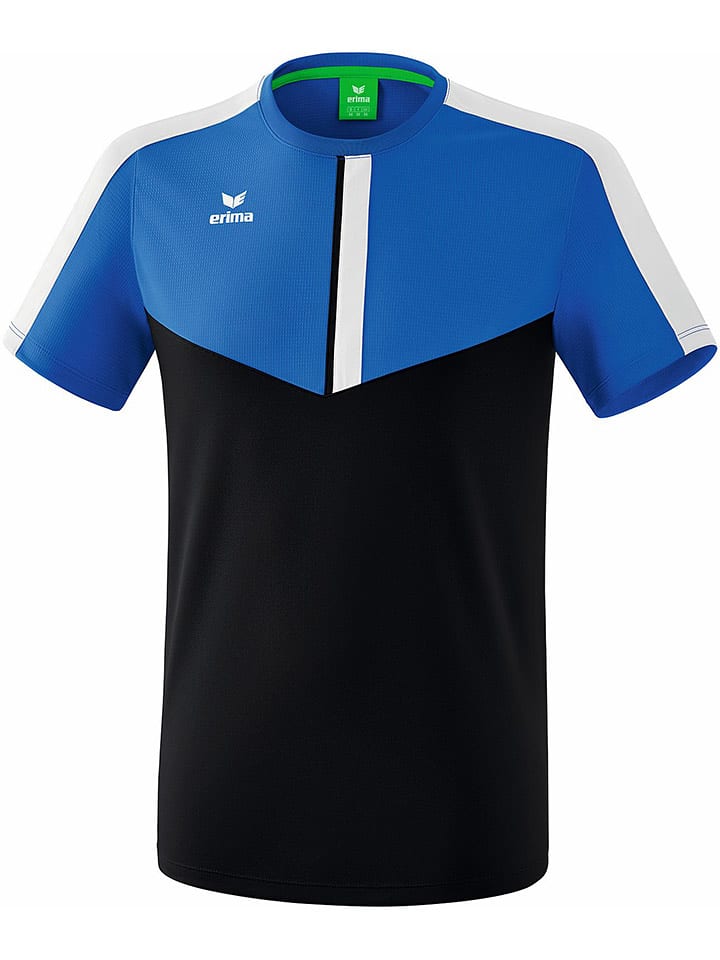 erima Koszulka sportowa "Squad" w kolorze niebiesko-czarnym rozmiar: 152