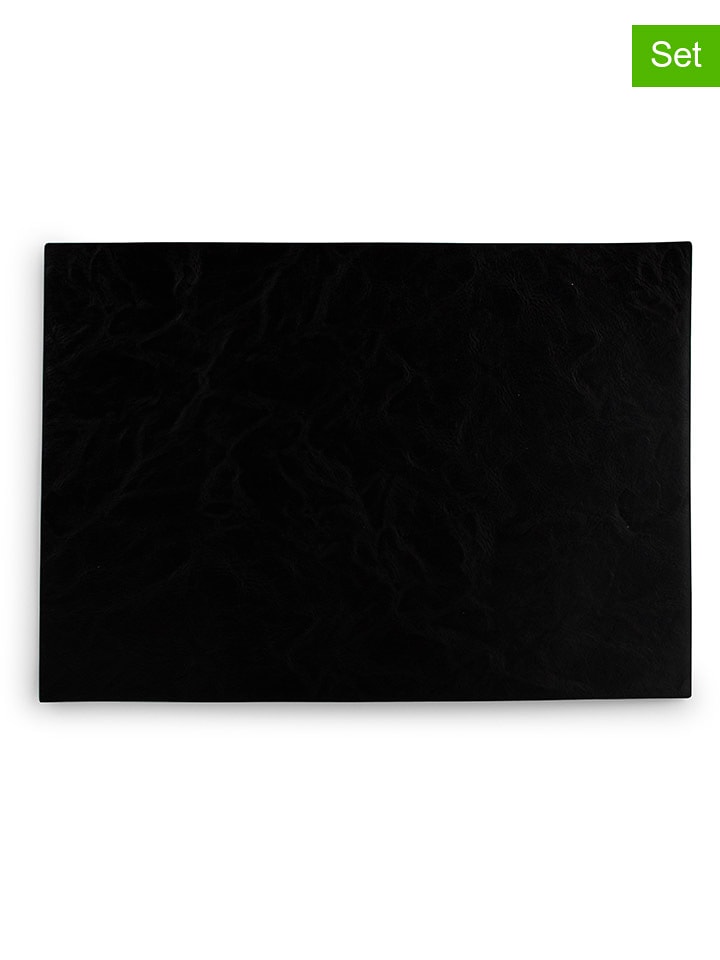 Salt and Pepper Podkładki stołowe (4 szt.) "Tabletop" w kolorze czarnym - 43 x 30 cm rozmiar: onesize