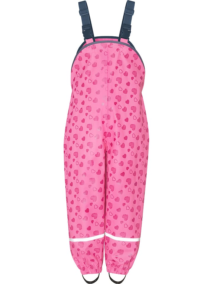 Playshoes Ogrodniczki przeciwdeszczowe w kolorze różowym rozmiar: 116