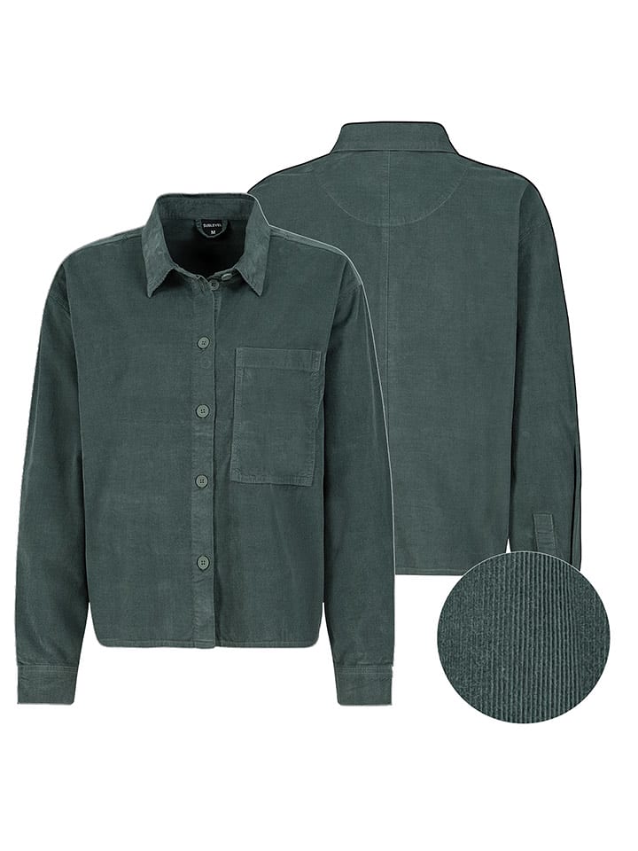 Sublevel Koszula w kolorze morskim rozmiar: L