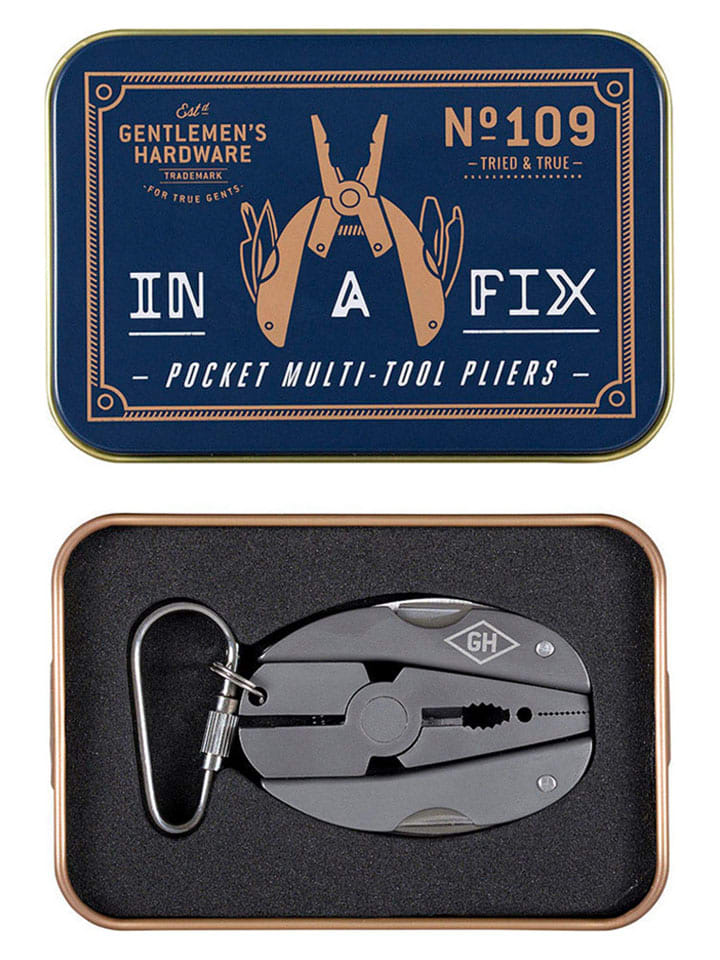 Gentlemen's Hardware Mini urządzenie wielofunkcyjne w kolorze szarym rozmiar: onesize