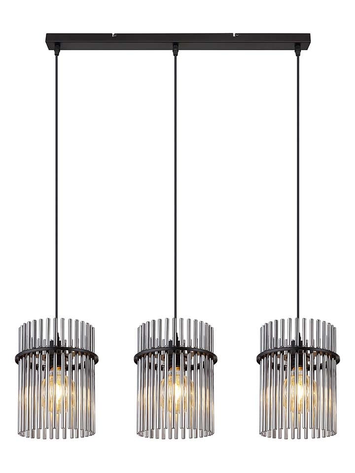 Globo lighting Lampa wisząca "Gorley" w kolorze czarnym - 80 x 140 x 20 cm rozmiar: onesize