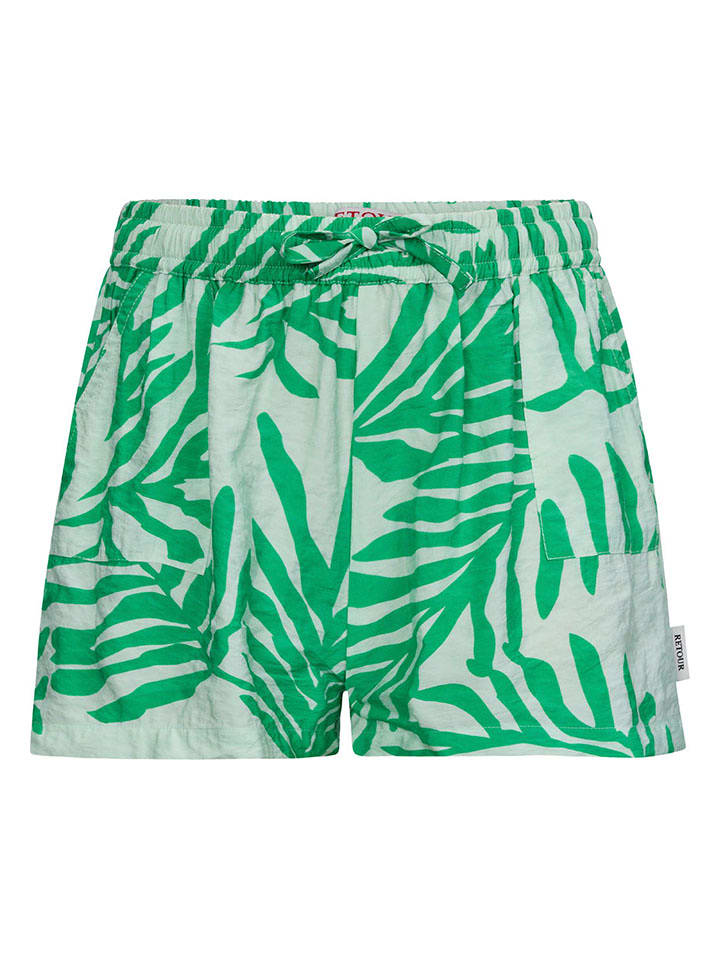 Retour Szorty "Wendy" w kolorze zielonym rozmiar: 170/176