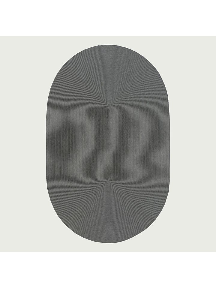 BELLA MAISON Dywan bawełniany "Luno" w kolorze antracytowym rozmiar: 120x180 cm