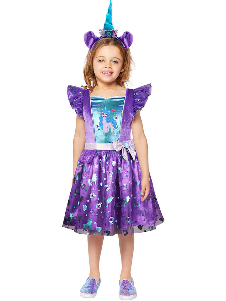 amscan 2-częściowy kostium "Izzy Moonbow" w kolorze fioletowym rozmiar: 116-128