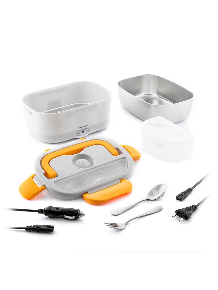 InnovaGoods Elektryczny pojemnik w kolorze biało-żółtym na lunch rozmiar: onesize