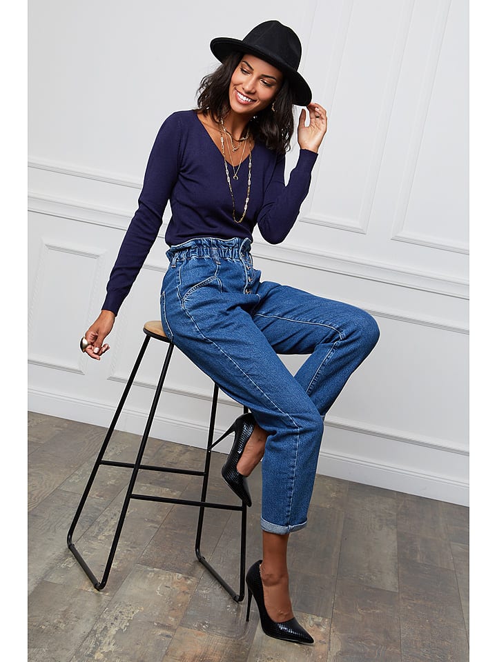 L'armoire de Suzette Sweter w kolorze granatowym rozmiar: 34/36