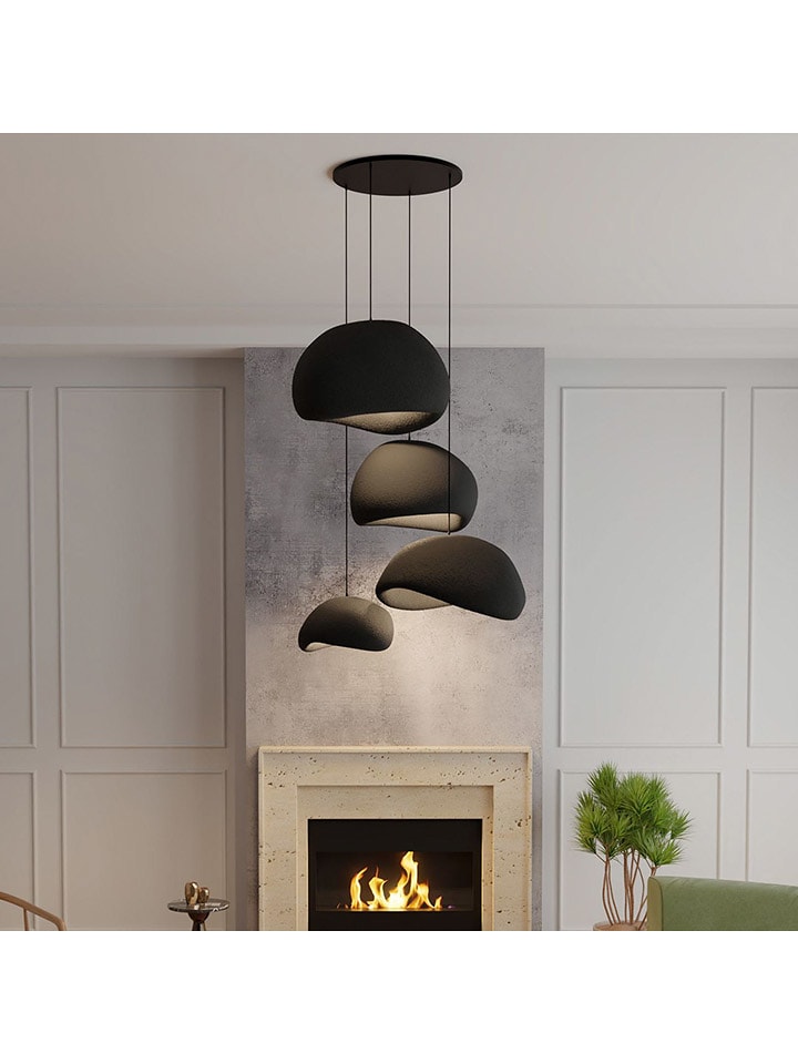 Opviq Lampa wisząca w kolorze czarnym - 90 x 120 cm rozmiar: onesize