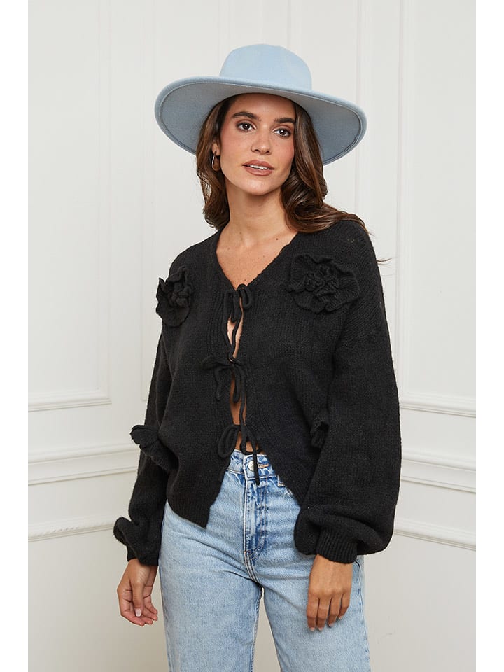 L'armoire de Suzette Kardigan w kolorze czarnym rozmiar: 38/40