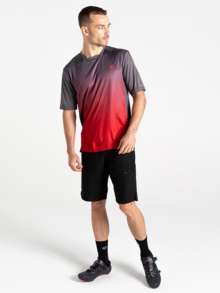 Dare 2b Koszulka funkcyjna "Trackstand II" w kolorze czerwono-szarym rozmiar: XS