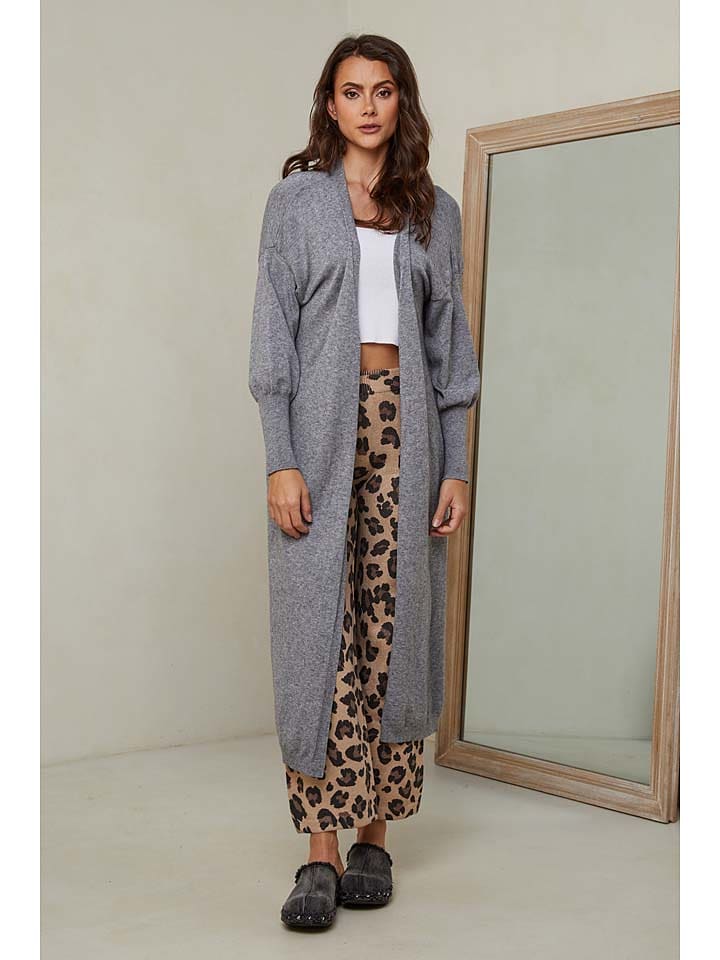 Joséfine Kardigan "Heviz" w kolorze szarym rozmiar: XL