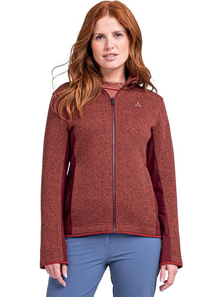 Schöffel Kurtka polarowa "Oberau" w kolorze czerwonym rozmiar: 46