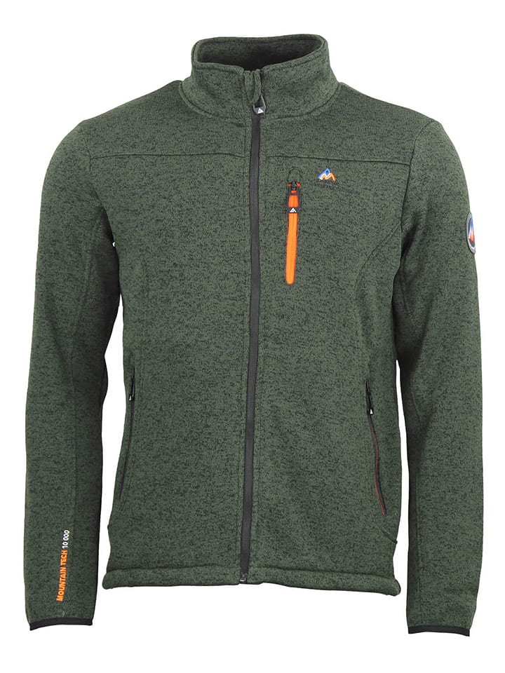 Peak Mountain Kurtka polarowa "Cemo" w kolorze zielonym rozmiar: XXL