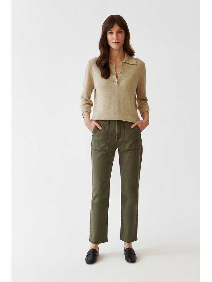 TATUUM Spodnie w kolorze khaki rozmiar: 42