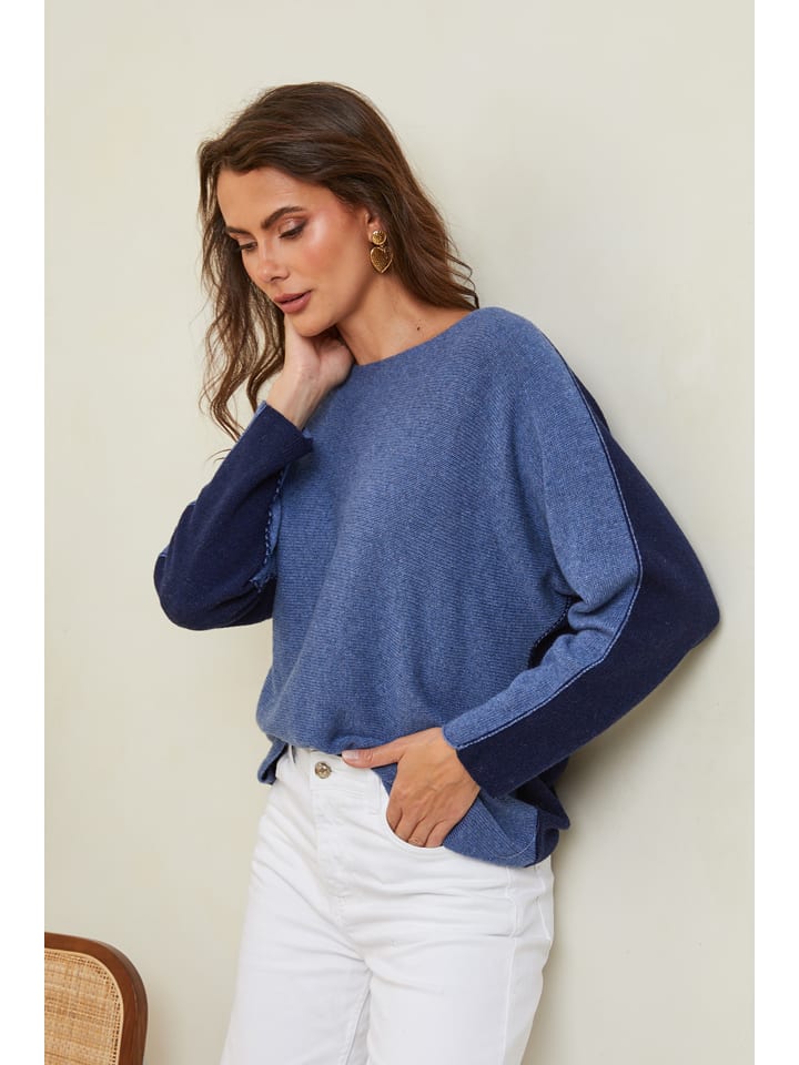 Joséfine Sweter "Dorog" w kolorze niebiesko-granatowym rozmiar: M
