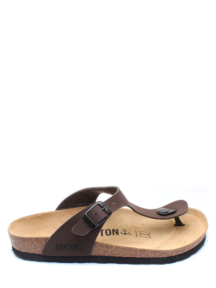 BAYTON Japonki "Mercure" w kolorze brązowym rozmiar: 37