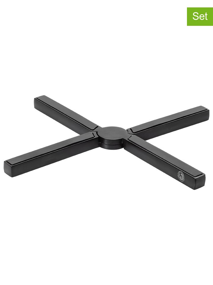 Chef Cuisine Podkładka w kolorze czarnym pod garnek - 23 x 23 cm rozmiar: onesize