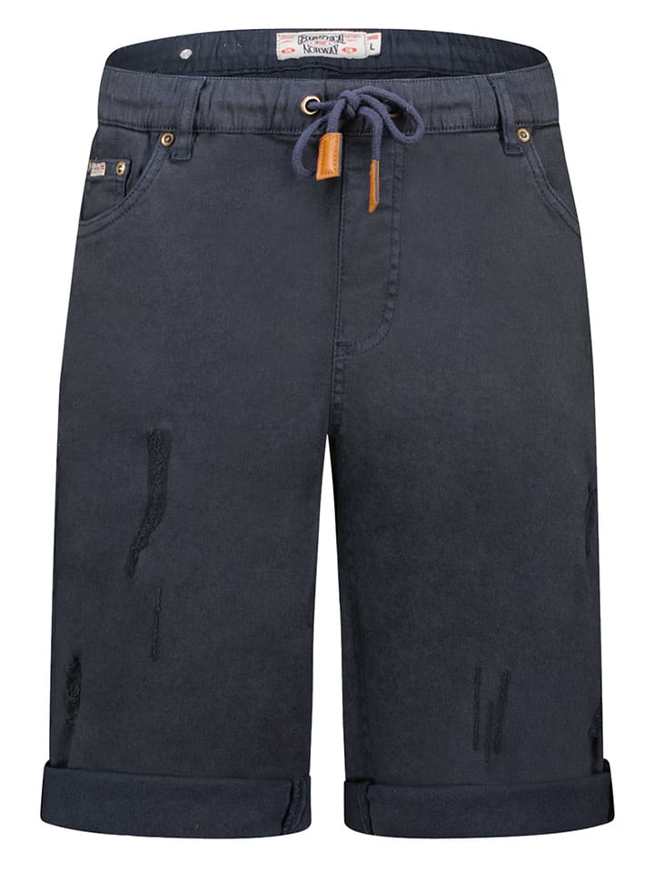 Geographical Norway Bermudy "Pistol" w kolorze granatowym rozmiar: 3XL