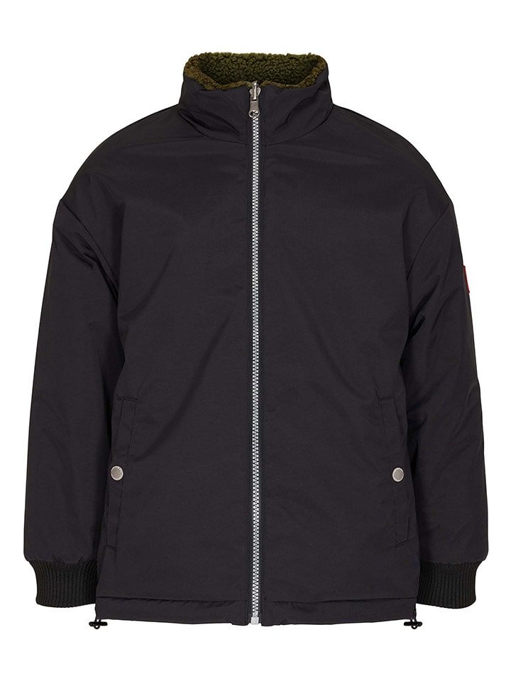 Ticket to Heaven Dwustronna kurtka polarowa "Teddy" w kolorze czarno-oliwkowym rozmiar: 116