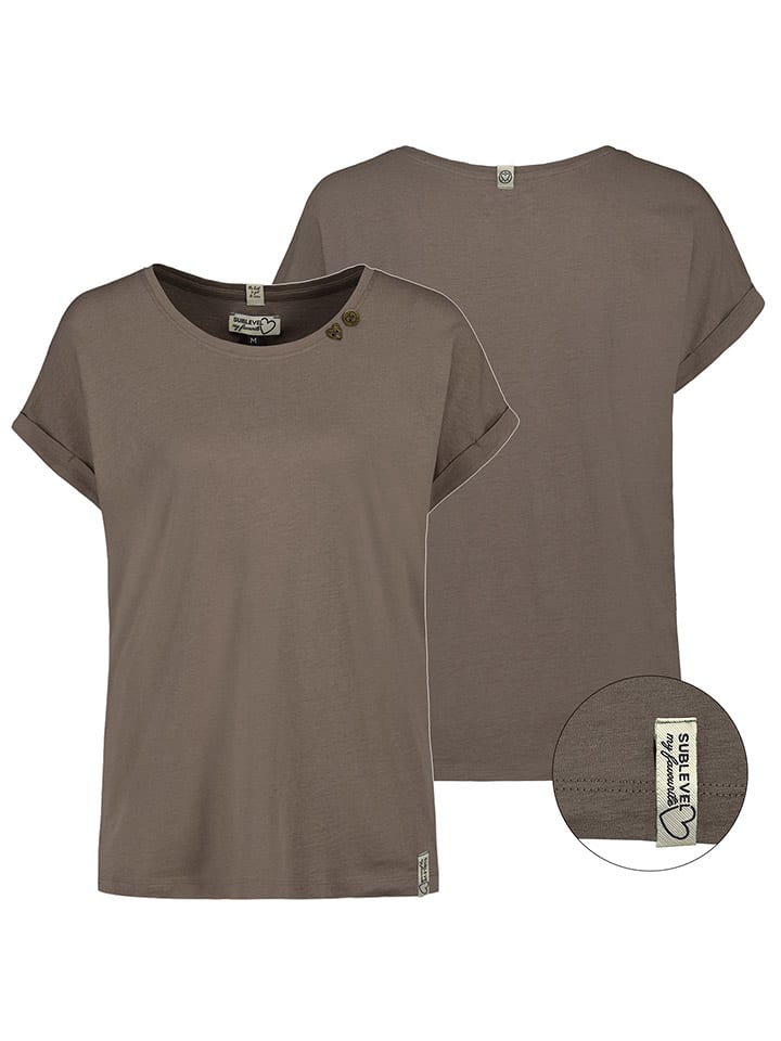 Sublevel Koszulka w kolorze brązowym rozmiar: M