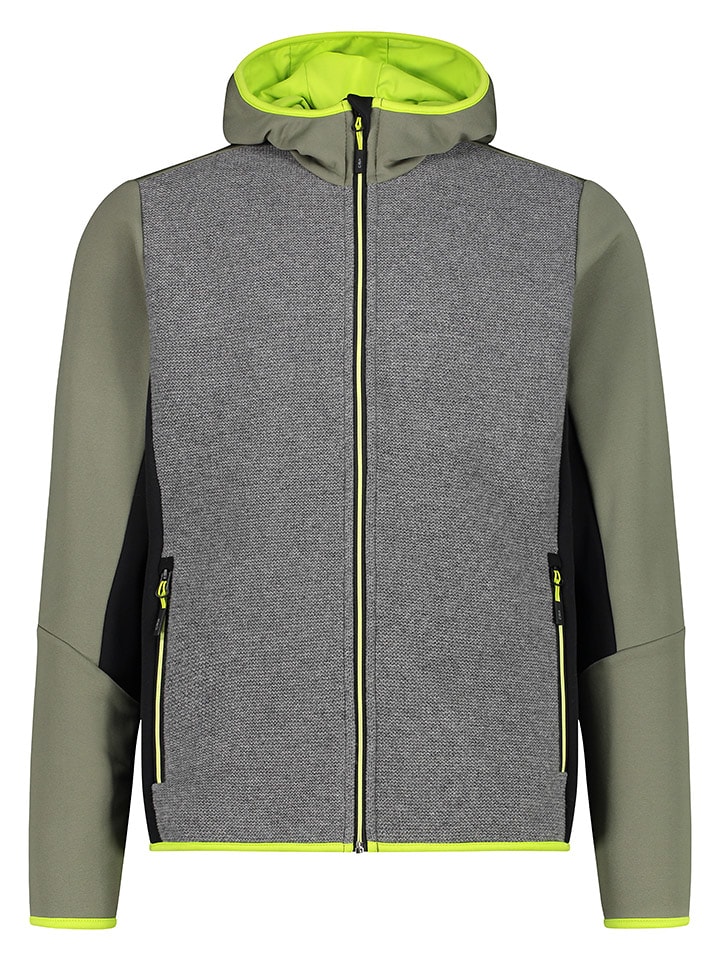 cmp Kurtka polarowa w kolorze szaro-zielonym rozmiar: 56