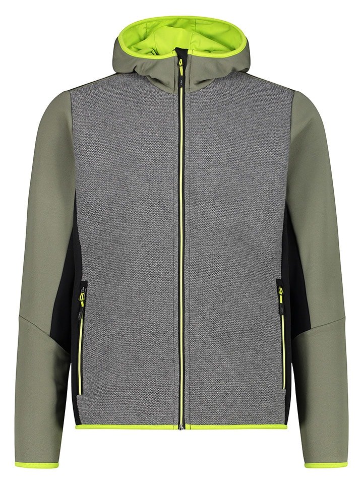 cmp Kurtka polarowa w kolorze szaro-zielonym rozmiar: 56