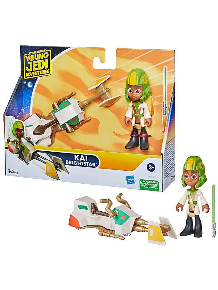 Hasbro Zestaw zabawek "Kai Brightstar & Speeder Bike" - 3+ rozmiar: onesize