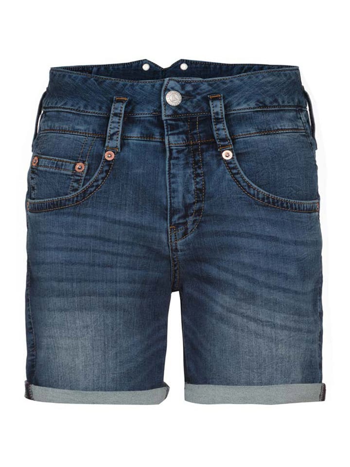 Herrlicher Szorty dżinsowe w kolorze granatowym rozmiar: W24