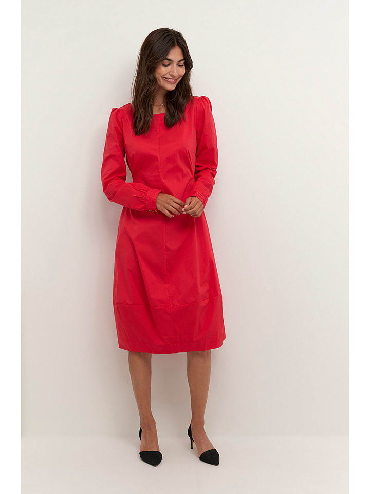 CULTURE Sukienka w kolorze czerwonym rozmiar: XL