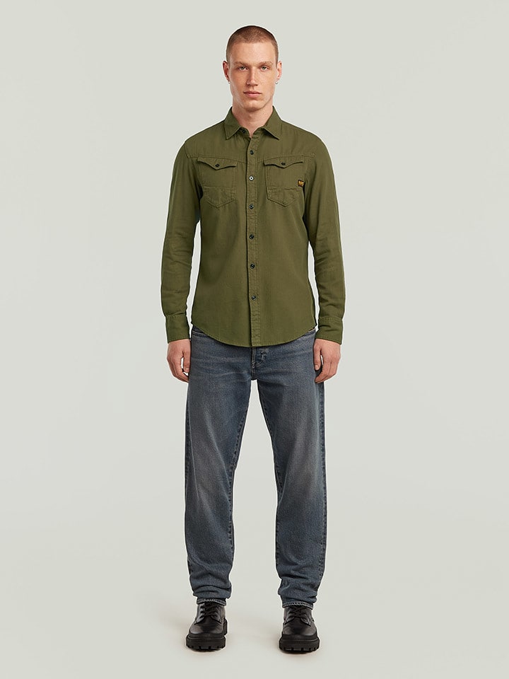 G-Star Koszula w kolorze khaki rozmiar: M
