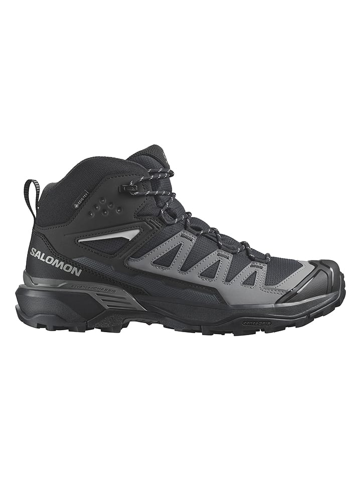 SALOMON Botki trekkingowe "X Ultra 360 MID GTX" w kolorze szaro-czarnym rozmiar: 43 1/3