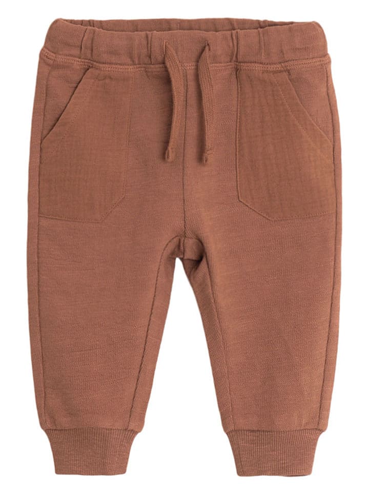 COOL CLUB Spodnie dresowe w kolorze jasnobrązowym rozmiar: 80