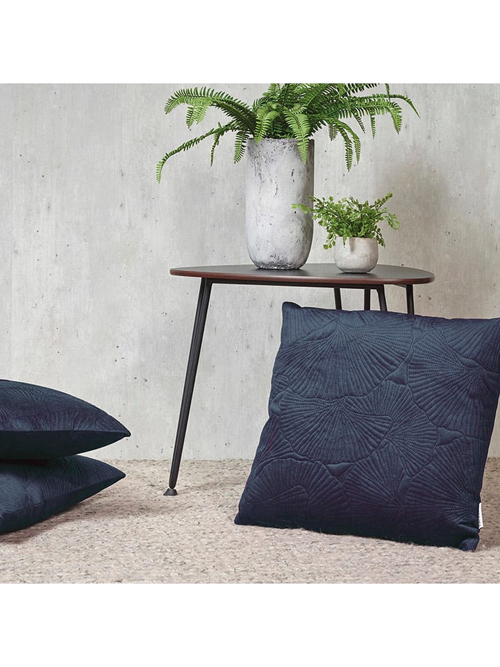 Cacharel textiles Poszewka w kolorze granatowym na poduszkę rozmiar: 45x45 cm