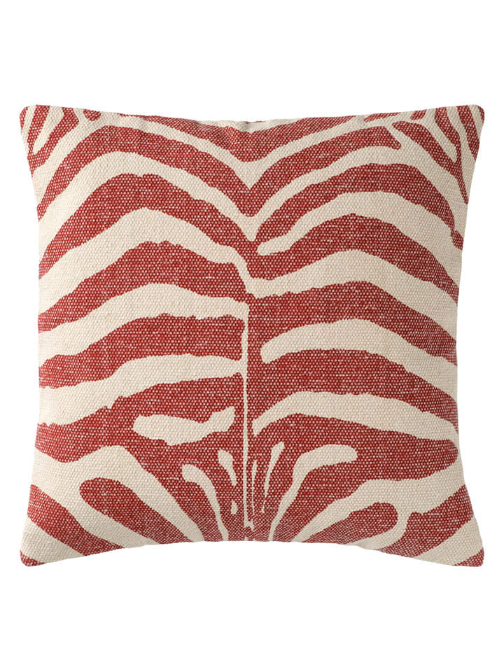 Ellos Home Poszewka "Sheena" w kolorze czerwonym na poduszkę rozmiar: 50x50 cm