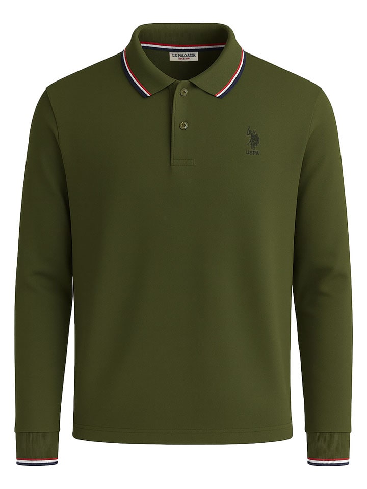 U.S. Polo Assn. Koszulka polo w kolorze ciemnozielonym rozmiar: XXL