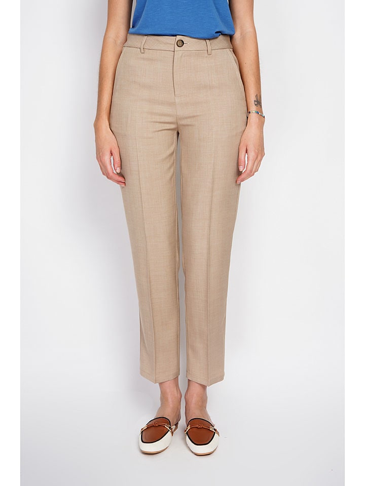 William de Faye Spodnie chino w kolorze beżowym rozmiar: 40