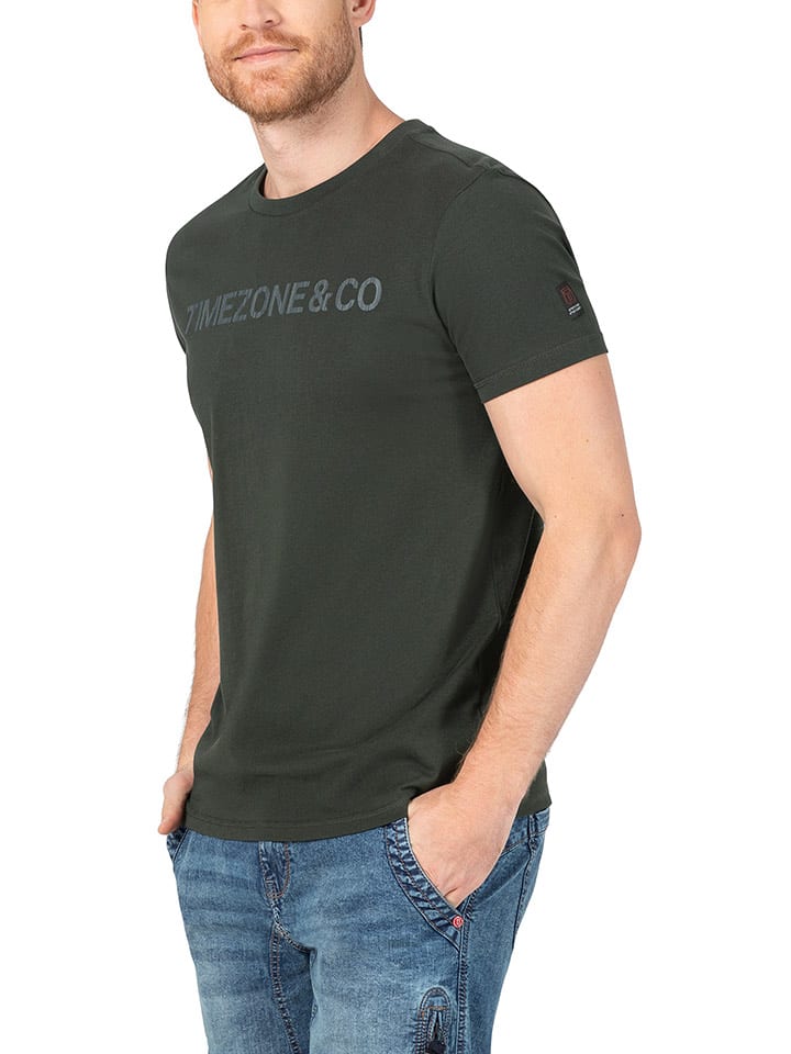 Timezone Koszulka w kolorze khaki rozmiar: XXL