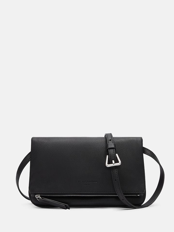 Liebeskind Berlin Skórzana torebka "Aloe S" w kolorze czarnym - 21,5 x 14 x 2,5 cm rozmiar: onesize