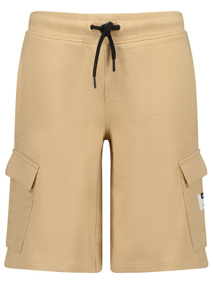 Vingino Szorty dresowe "Rido" w kolorze beżowym rozmiar: 164