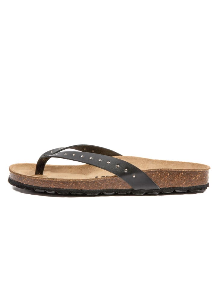 billowy Skórzane japonki w kolorze czarnym rozmiar: 40