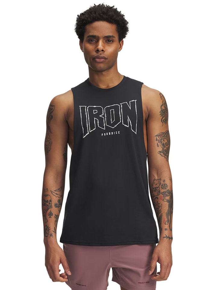 Under Armour Top sportowy w kolorze czarnym rozmiar: L