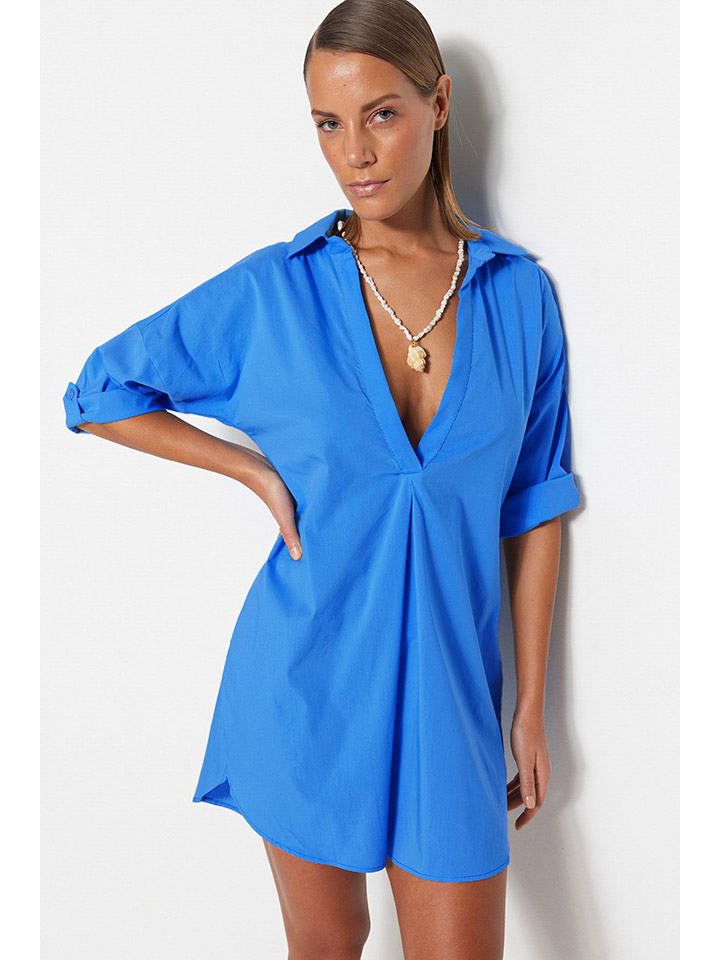 trendyol Sukienka w kolorze niebieskim rozmiar: 38