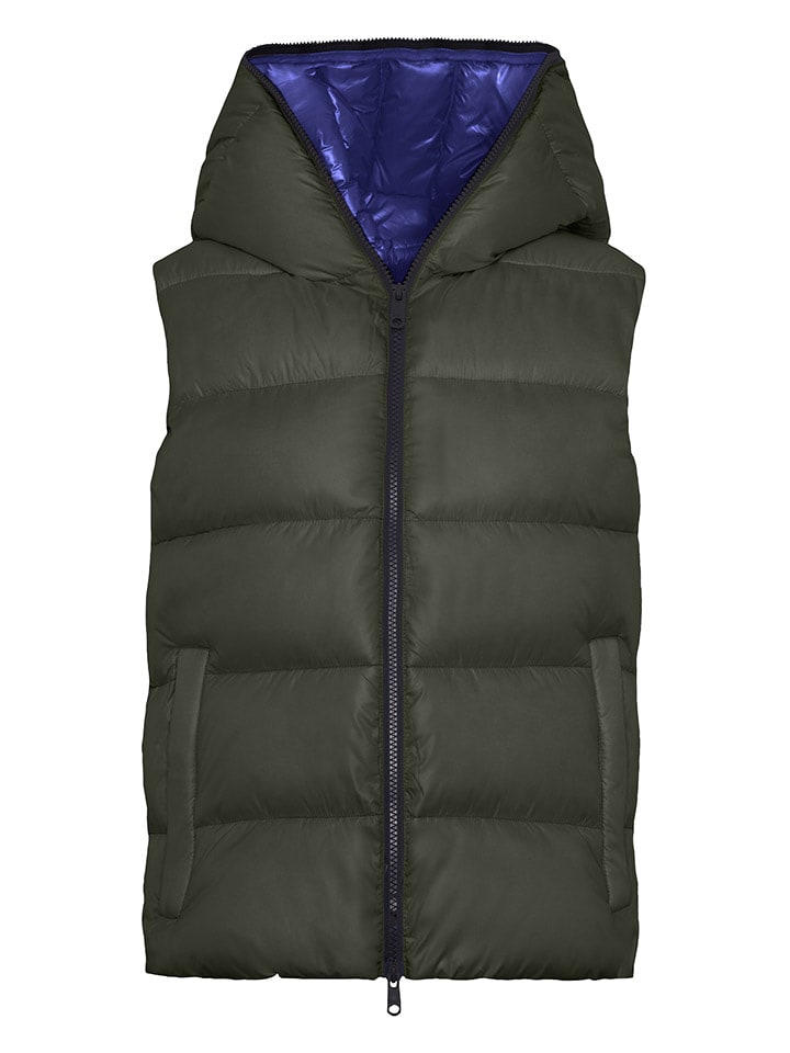 Ecoalf Kamizelka pikowana w kolorze khaki rozmiar: L