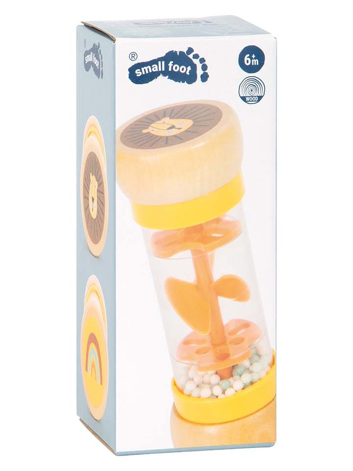 small foot Grzechotka "Rainmaker Safari" w kolorze beżowym - 6 m+ rozmiar: onesize