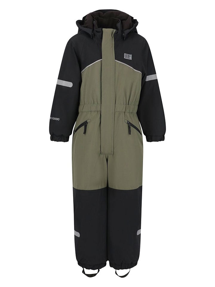 Zigzag Kombinezon zimowy "Stonehill" w kolorze oliwkowo-granatowym rozmiar: 122