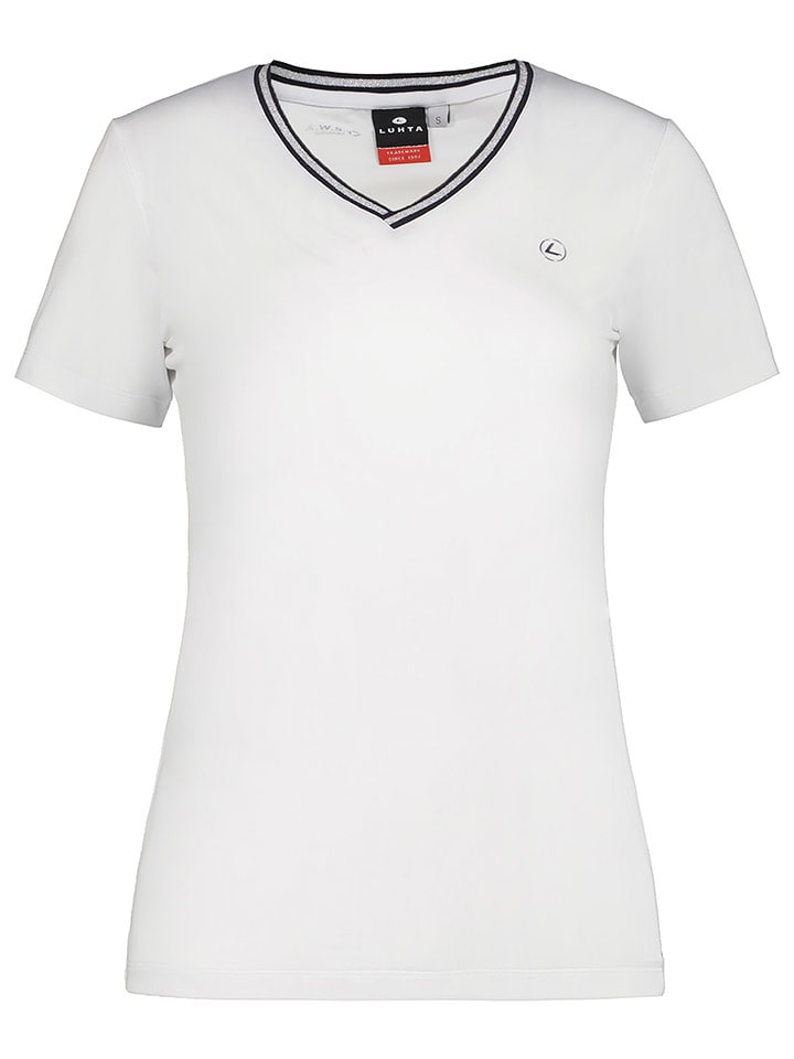 LUHTA Koszulka "Honko" w kolorze białym rozmiar: S